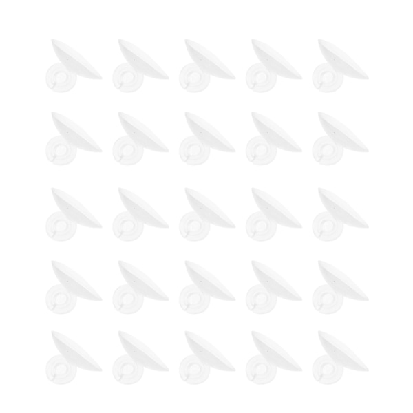 25 kpl Putken Tukijalustat Akvaariolämmittimen Leikkurit Ilmaputken Imukappaleet Ilmaputken Pidikkeet Kalat Transparent 3X3X2CM