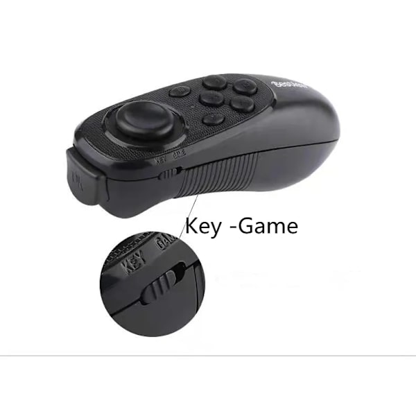 VR-fjärrkontroll Gamepad Bluetooth-kontroll VR-video, spel, selfie, bläddra i e-bok/PPT/Nook-sida, mus, i VR-headset