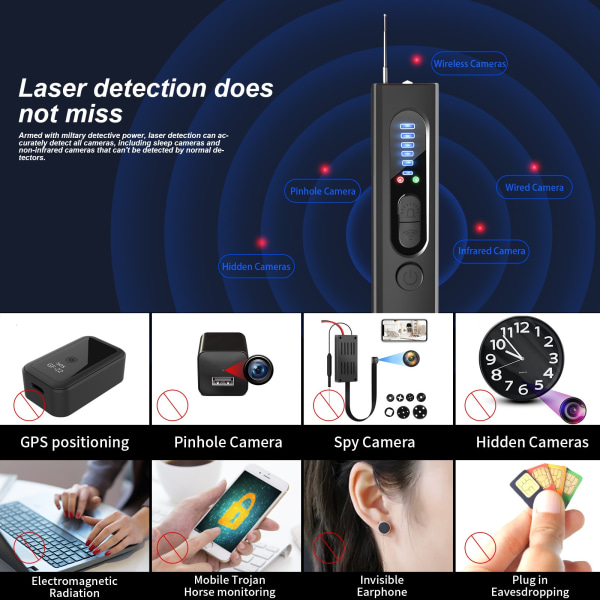 Hidden Camera Detectors, Camera Detector, and Hidden Camera Detector, Hidden Camera Detector, RF Wireless Signal Scanner for Home