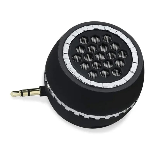 Bärbar minihögtalare, 3W mobiltelefonhögtalare Line-in-högtalare med klar bas 3,5 mm AUX-ljudgränssnitt, Plug and Play