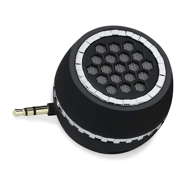 Mini Bärbar Högtalare, 3W Mobiltelefon Högtalare Line-in Högtalare med Klar Bas 3.5mm AUX Ljudgränssnitt, Plug and Play
