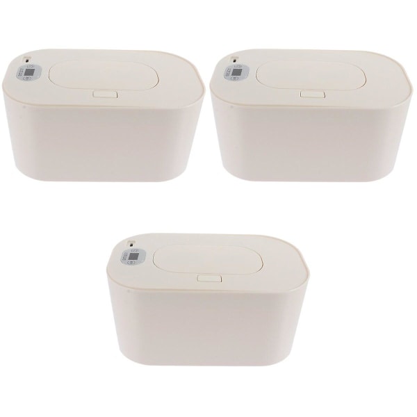 3 Set USB-uppvärmd våtservettshållare Bärbar våtservettsuppvärmningslåda Våtservettsförvaringslåda 3 Set 20x8,5cm 3 Sets 20x8.5cm