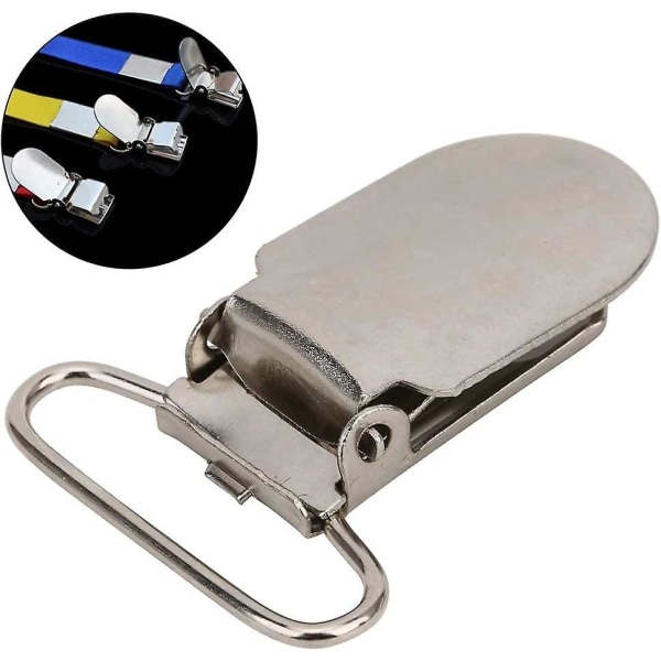 Metal Andenæbsklemme, Højkvalitets Lagnerclips, Sofahyndeclips, Smykkeklips, Stropper, Seler, Rustfri Metalklips, 10-pak