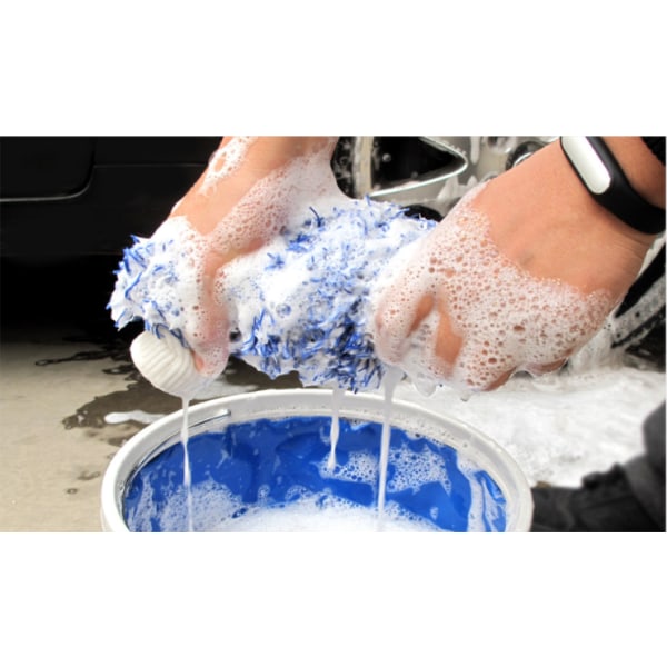 Premium biltvättshandske i absorberande mikrofibrer - bil- och fälgtvättshandske för oklanderlig rengöring och bilförberedelser - tusentals entusiastiska kunder