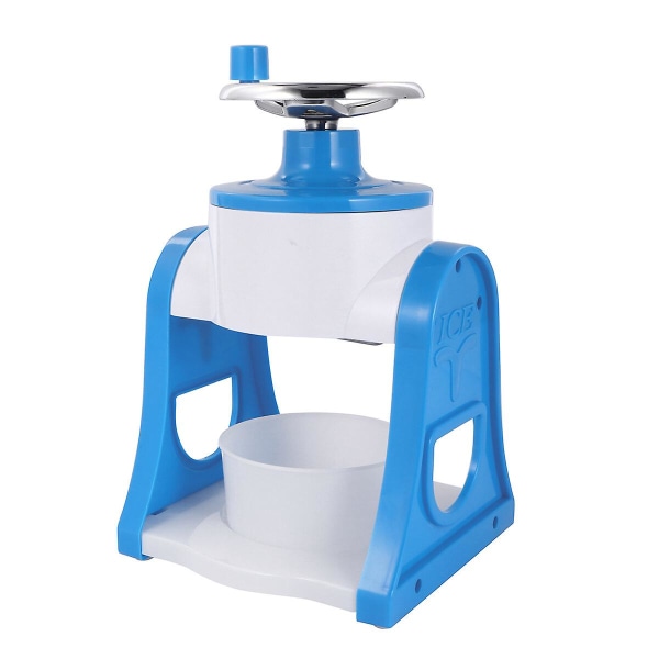 Manuell Snökonemaskin Ishackare Snökonemaskin Iskrossare Kopp Shaved Ice Maker Blå 29.5X19.5cm Blue 29.5X19.5cm