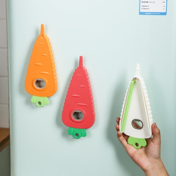 Flasköppnare Enkel Ölflaska Soda Flaska Köksredskap Morotsformad Handhållen Dryck Hemgadgets Multifunktionell 3-pack
