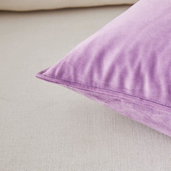 Set med 2 Bomulls Kuddfodral Dekoration Kuddfodral med Linne Kudde för Soffa Sovrum Vardagsrum Bil 45x45 Cm Ljusgrå