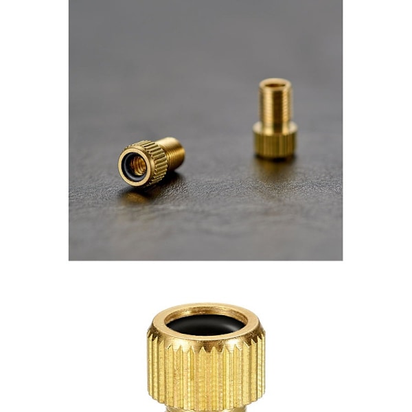 10 stk. Cykelventil Adapter, Dæk Adapter, Fransk/UK til US, Messing Materiale MTB Oppustelig - Messing Cykel Ventil Adapter