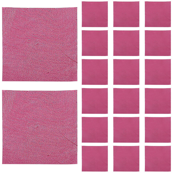 100 stk. DIY Slikpapir Bagepapir Slikemballage Papir Kiks Emballage Pink 10X10X0.1CM Pink 10X10X0.1CM