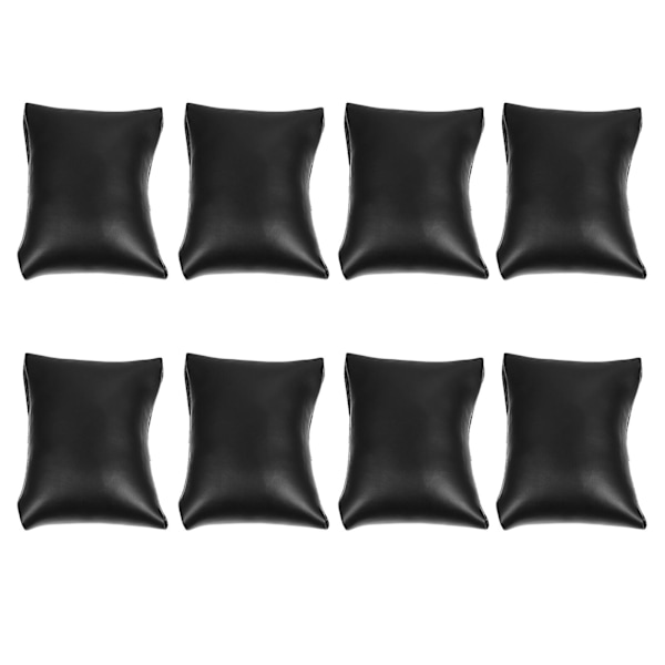 8 kpl Halaukseen Sopivaa Tyynyä Rannekkeiden Näyttöön, Kellon Näyttöön, Rannekkeiden Näyttöön, Kellon Järjestäjään Black 9X7CM