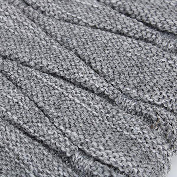 Lang Slouch Varmt Beanie, Unisex Beanie Hat Kvinder Mænd Vinter Varmt Strikket Huer (Sort)