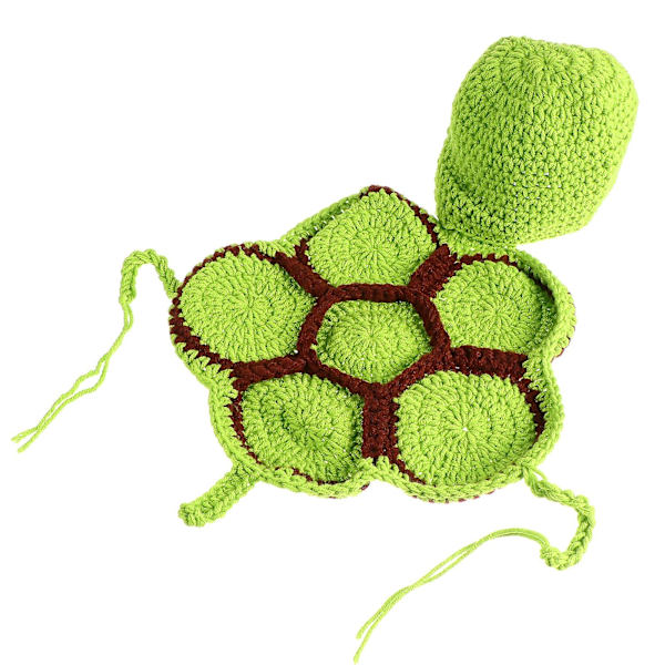 1 Sæt Nyfødt Kostume Sæt Åndbart Fleksibelt Klæd-Ud Rekvisitter (Lysegrøn)Grøn33x24cm Green 33x24cm