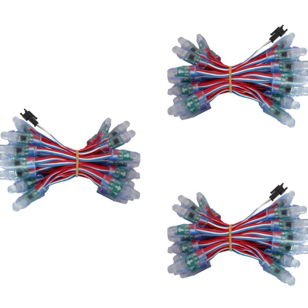 50 stk. WS2811 LED Pixel Lysstreng Reklame Vandafvisende
