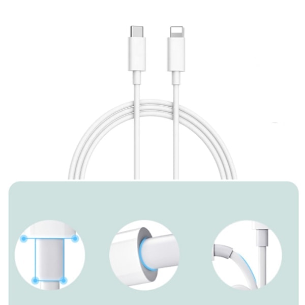 PD pikalatauskaapeli TYPE-C datakaapeli Apple iPhone alkuperäinen IC pikalatauskaapeli 2m_RY