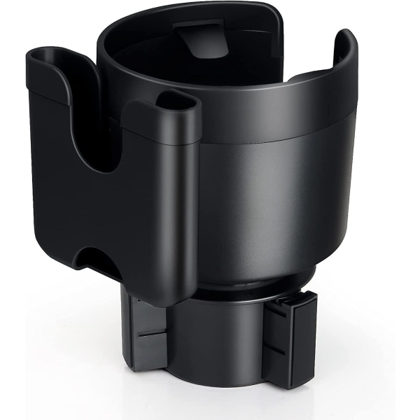 Universal 2-i-1 bilkoppholder for kopp og telefon med 360 graders roterende flaskeholder