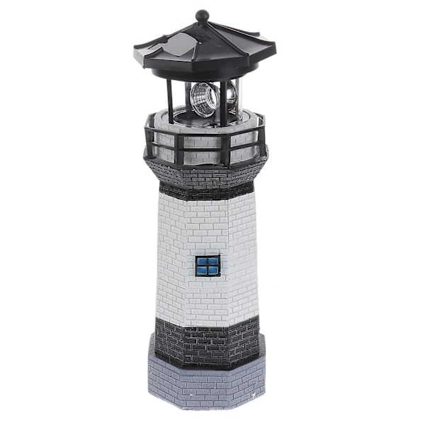 Solcelled Fyrtårnslampe Dekorativt Lys For Utendørs Patio Hageplen Dekorasjon (tilfeldig