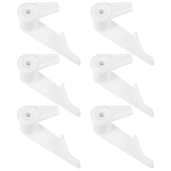 50 Sarjaa Koukkuja Ulkokäyttöön Jouluvaloille Led-nauhavalon Kiinnikkeet Kattovalaisimen Kiinnikkeet Led-valon Pidikkeet White 4.7X2X1.8CM