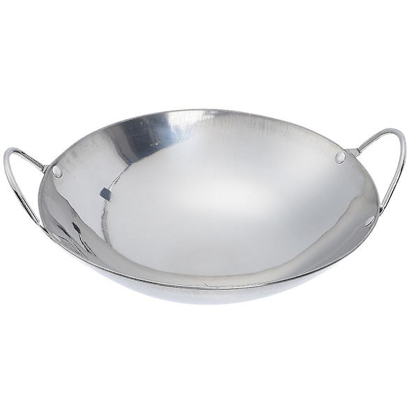 Kokgryta för Hot Pot Hushållskokgryta Köksgryta Hot Pot Tjock Gryta Med HandtagSilver23X6.5CM Silver 23X6.5CM