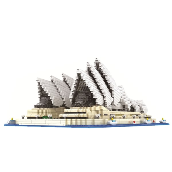 Sydney Opera House 3D-puslespillmodellsett og gave til barn og voksne Micro Mini Block