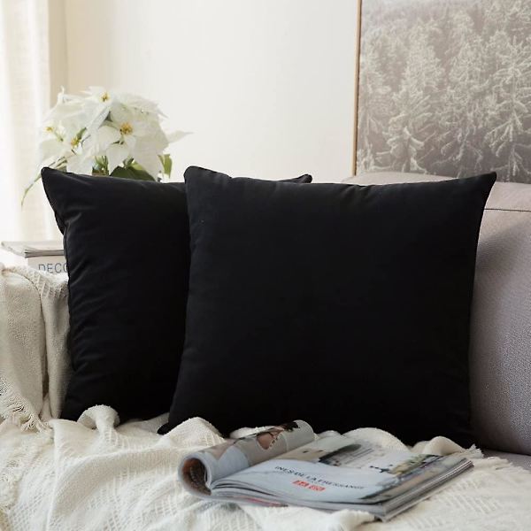 Utomhuskuddfodral, Set om 4 Vattentäta Gröna Bladmönster Soffa Kuddfodral för Patio Trädgård Vardagsrum Sovrum Dekoration, 45x45cm -d