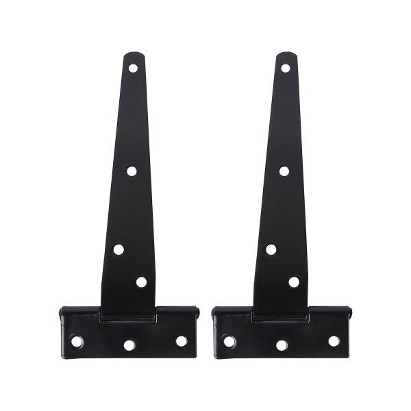 2 kpl Metal Fence Hinge Laakeriovi - Ovi saranat - Heavy Duty - Piilotetut saranat Black 15X7cm