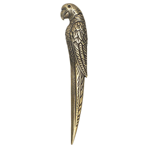 Kobber Papegøje Formet Te Håndlavet Teudstyr Te Drikke Tilbehør (antik Finish) 11x1.8cm 11x1.8cm