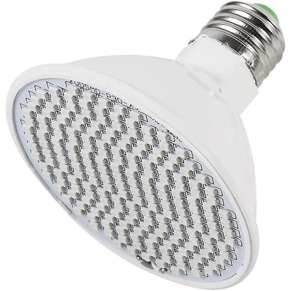 LED Växtlampa Hydroponisk Odlingslampa Fullt Spektrum För Inomhusväxter (1st, Vit)