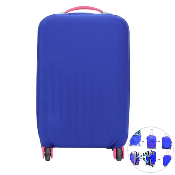 Elastiskt Resväska Skydd Resväska Trolley Case Skyddande Väska Dammtät Skyddare För 22-24 Tum Blue M