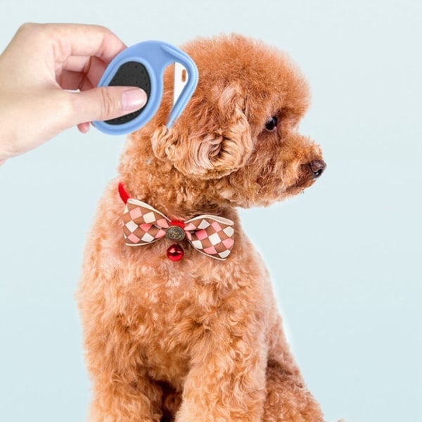 Pet Comb Dog Open Knot Comb BLUE blå