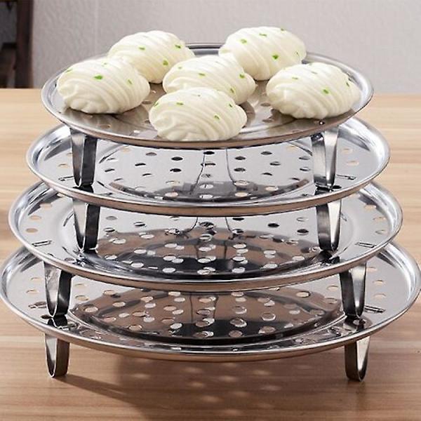 Ånghållare, Ångställ i rostfritt stål Rund Ångbricka Kylställ Insats med Stödfötter för Kastruller, Pannor, Crock Pots