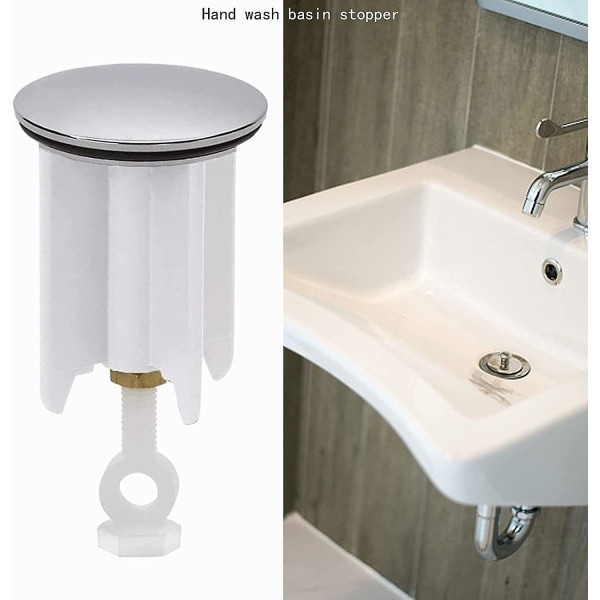 Universal tiskialtaan pistoke Pop-up pistoke Korkeussäädettävä kuparikannen cover kylpyhuoneen pesuallas Keittiön pesualtaat bideet (2 kpl, valkoinen)