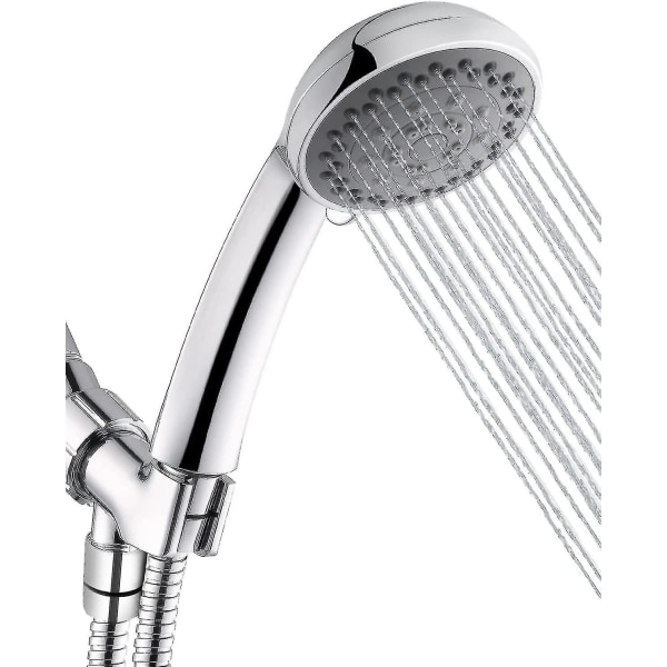 High Pressure Shower Head With Pause Mode And Massage Spa, 5 Settings Handheld Showerhead Sprayer