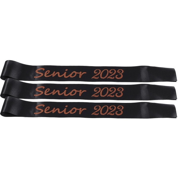 3 stk. Gradueringsceremoni Sash Klasse Af Graduering Sash Foto Props Rosenguld 160x9.5cm Rose Gold 160x9.5cm