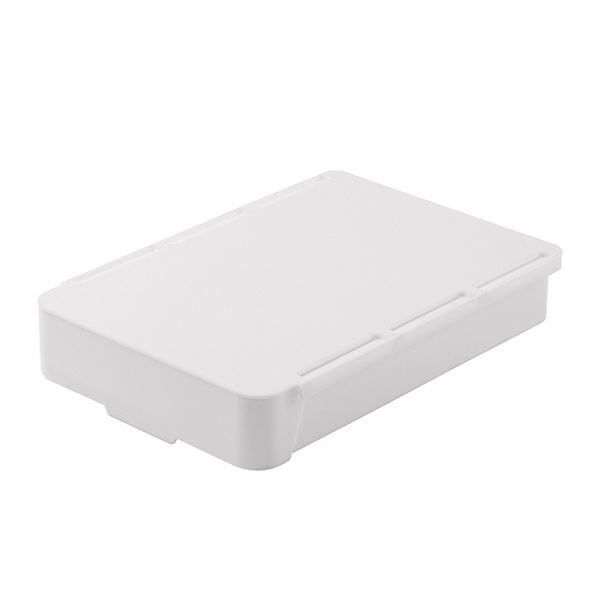 Reikävapaa näkymätön laatikko 23*16*4cm Itsekiinnittyvä työpöydän alle laatikko Piilotettu työpöydän alle laatikko Varastointi