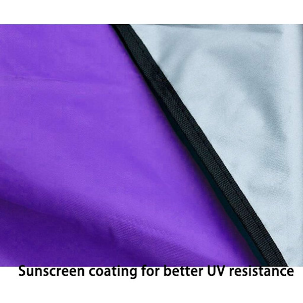 Solsegel Markis Triangel Solskydd Anti-UV Trädgård Markis Uterestaurang Regnskydd Lila 2 * 2 * 2m