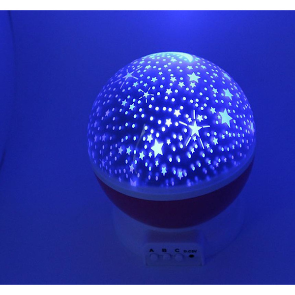 Sternenhimmel Projektor, Baby Natlampe Led 360° Roterende Projektionslampe Romantisk Led Perfekt Til Fest, Børneværelse, Jul