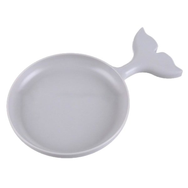Serveringsfat i Fiskform, Dessertbricka, Frukt- och Snacksfat, Pinksvart Grey