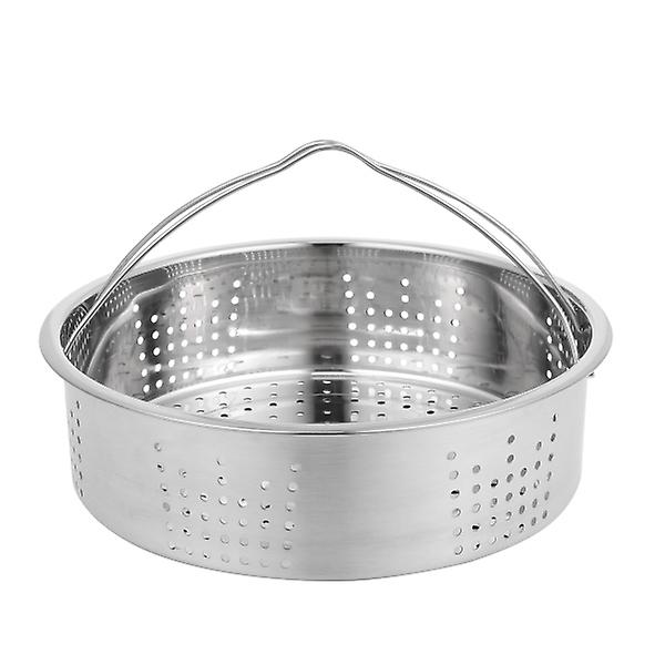 1 stk Dampkurv i Rustfritt Stål Dampstativ Kjøkken Mesh Matdamper Små Porene 21X21X5.8CM Small Pore 21X21X5.8CM