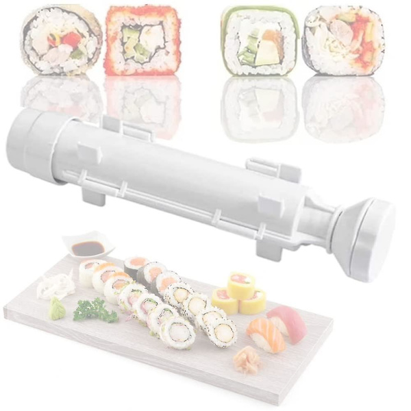 Sushi Maker Roller Multifunktionell Onigiri Form Risform Grönsaks- och Köttrullningsverktyg Gör-det-själv Sushi Maskin Kök