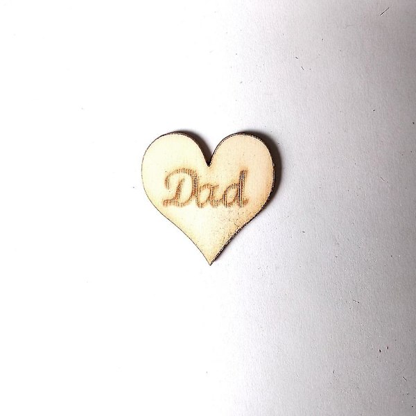 Pakke med 100 Træstykker, Enkel Stil, Scrapbooking Håndværk, Pynt, Mors Dag