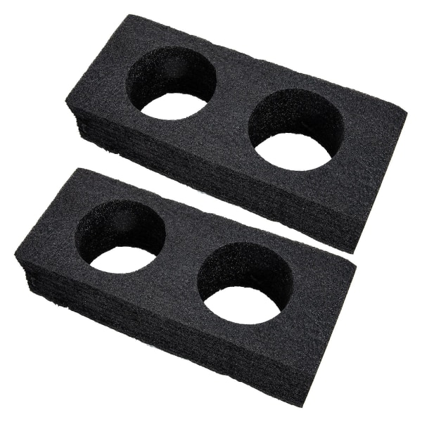 2 st Koppmugg hållare Take Away Muggbärare Multi-Hål Mugghållare Matleveransservice Kaffe Bil Black 24x10cm