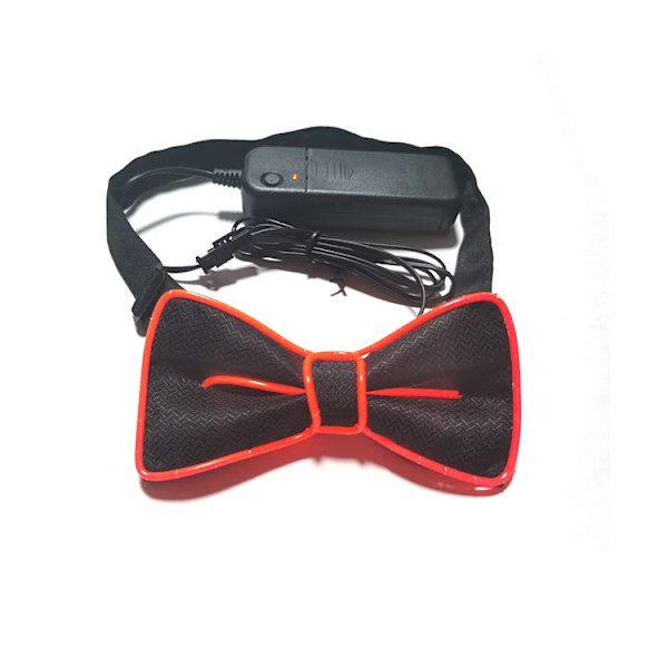 LED-lysende slips, Neon Glow i mørket LED-slips for festfestivalkostyme