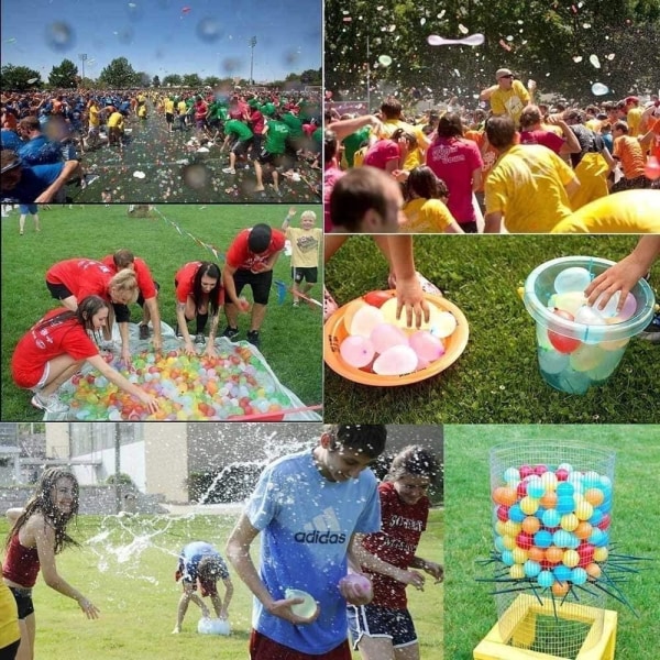 Tropical Party 592+ Snabbfyllande självtätande vattenballonger Vattenballong för hela familjen, barn, tonåringar och vuxna