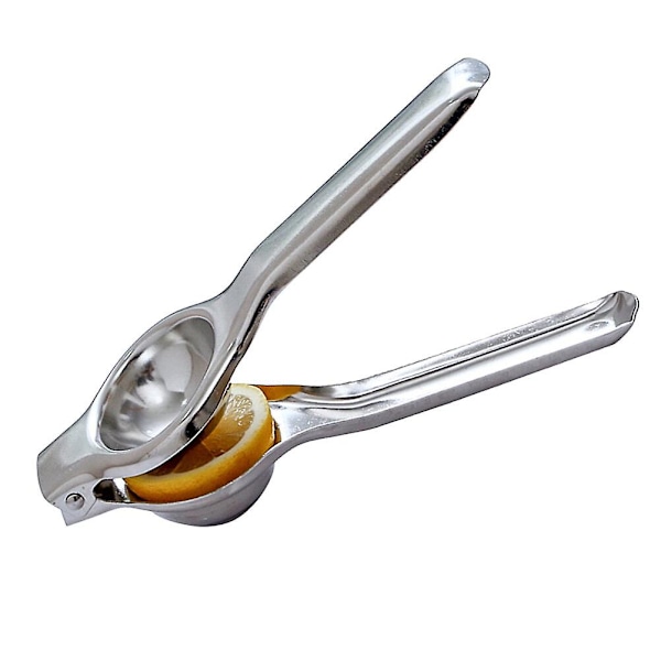 Citron- og Appelsinsqueezer i Rustfrit Stål - Manuel Frugt- og Limepresser til Saft