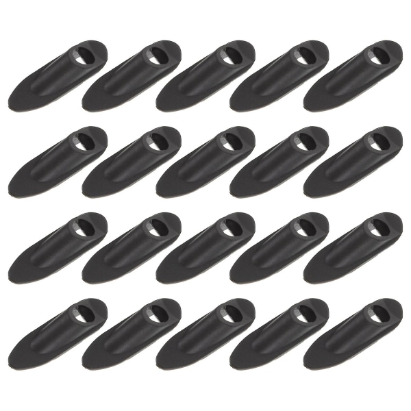 20 st Transmission Mount Bike Lines Pipe Clamp Cykelbroms Växel Cyklar Broms Växel Inbäddad W Black 3X1X1CM