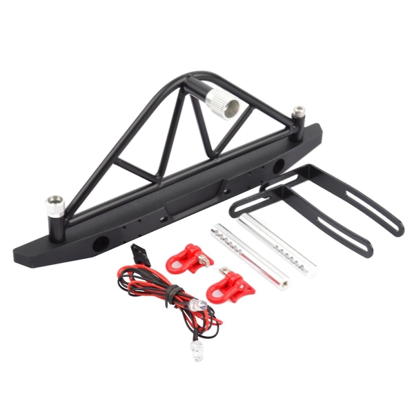 Metal Bagagerum Bumper med Reservehjulsholder Kompatibel med Axial Traxxas Trx4 Scx10 Scx10 Ii 90046 Scx10 Iii 1/10 R