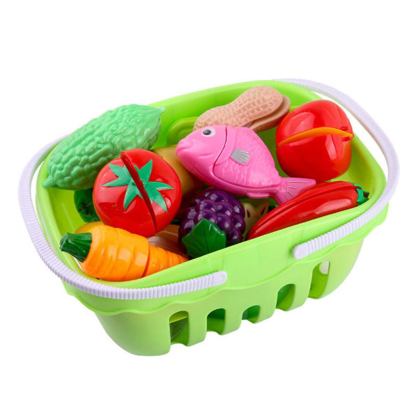 1 Set Simuleringsköksleksak Rolig Barnleksak Frukt Grönsaksmodell Leksaksmodell Blandade Färger 26,5x17cm Assorted Color 26.5x17cm