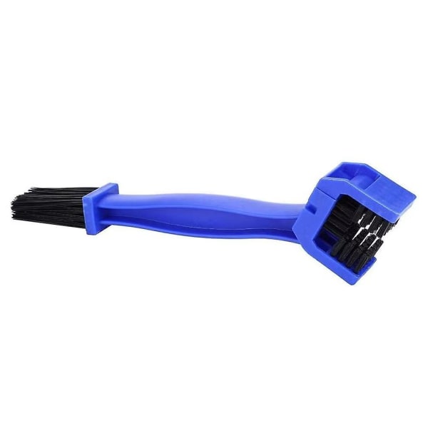 Sykkelkjedebørste tannhjulsrengjøringsverktøy Sykkelrengjøringsbørstesett for terrengsykkel (1 stk, blå)