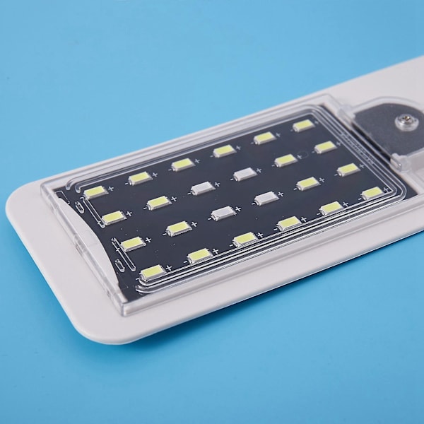 Blå Hvid Led Akvarielys Klip Fiskekum Lampe Belysning EU Stik