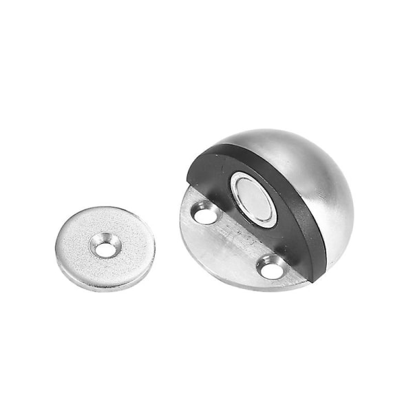 Mini Magnetiske Dørstoppere Selvklæbende/vægmonteret Dørholder Ingen behov for boring Rustfrit stål Dørstop (3 stk)